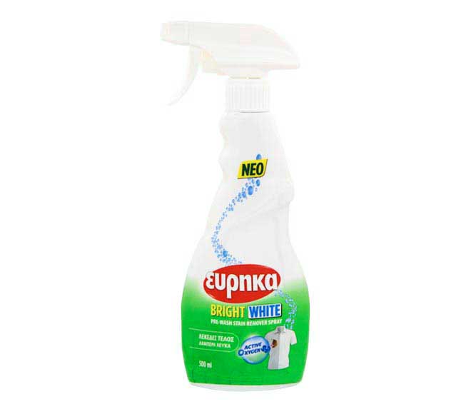 Eureka Cleaning Care Bright Pre Wash Stain Remover Spray 500Ml White