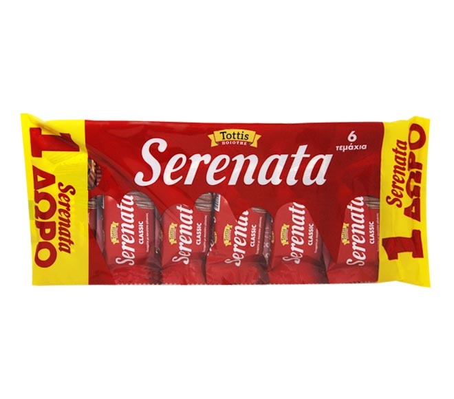 TOTTIS SERENATA 6X33G 5+1 FREE Chocolate Wafers 6X33G