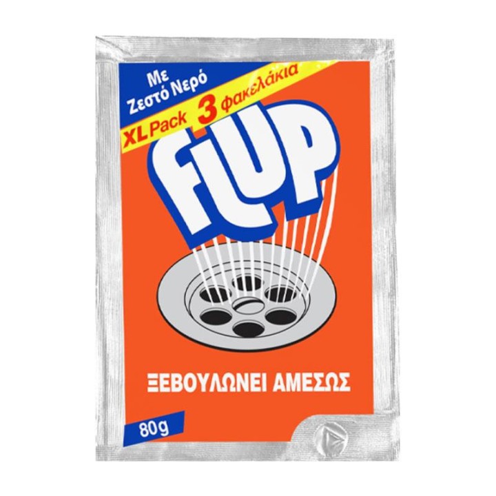FLUP XL HOT WATER 3X80GR