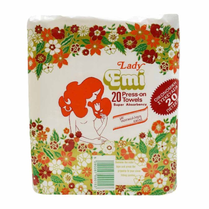 Lady Emi Press On Sanitary Towels 20 Pcs