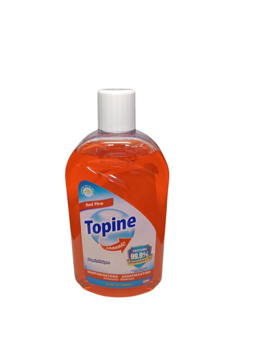 Topine Plus Antibacterial Disinfectant Red 1L Classic