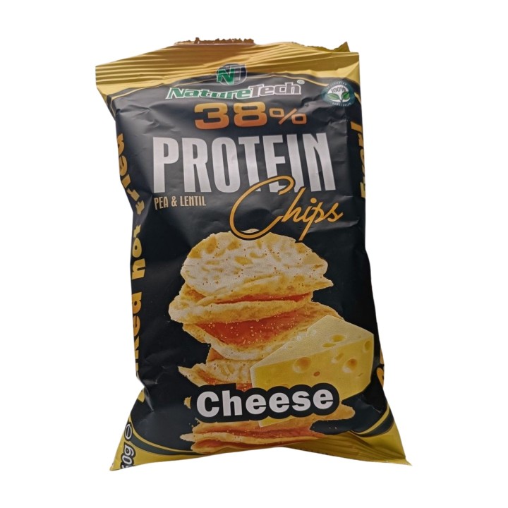 NATURETECH PROTEIN CHIPS CHEESE 50GR