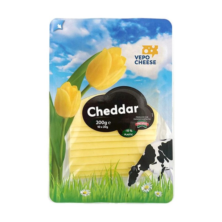VEPO CHEDDAR FETTES 200GR