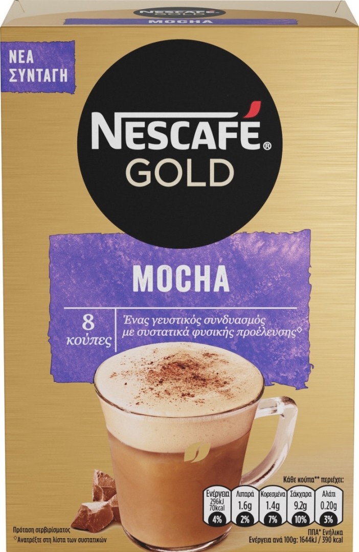 sachets NESCAFE mocha 8x17g 136g