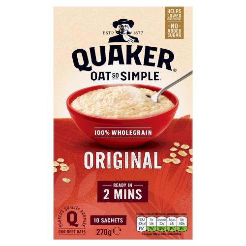 Quaker Oat So Simple Original 270Gr
