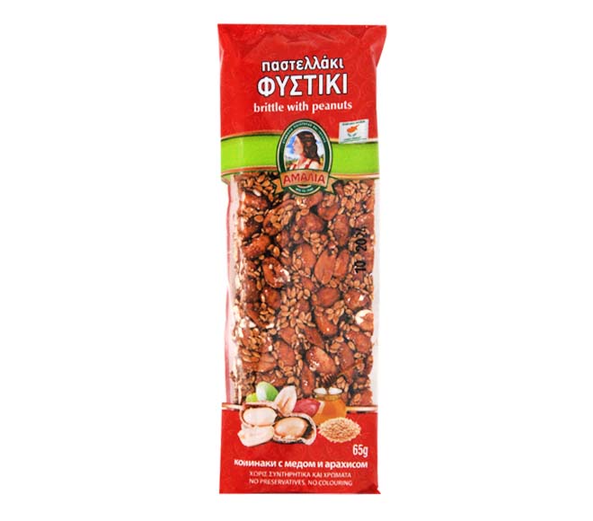 Amalia Brittle With Peanuts 65Gr