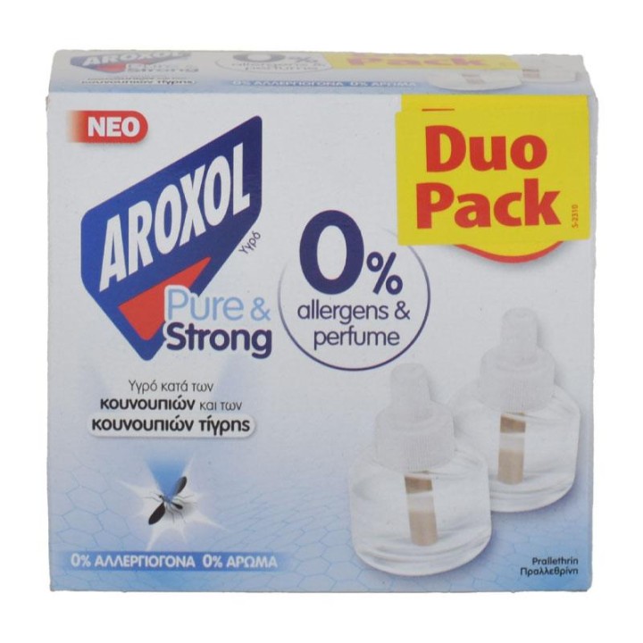 Aroxol Aromatic Diffuser Pure Strong Liquid 2X25Ml Duo Pack