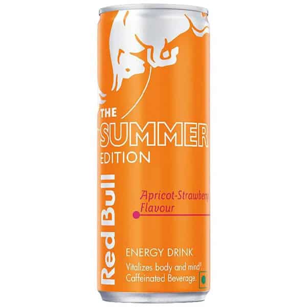 RED BULL energy drink 250ml - The Apricot Edition (Apricot-Strawberry)