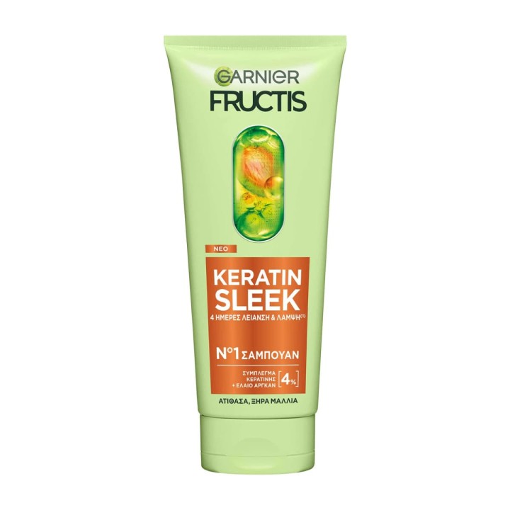 GARNIER FRUCT KERATIN SLEEK SHAMPOO200ML