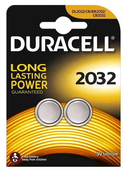Duracel Batteries 2032 X2