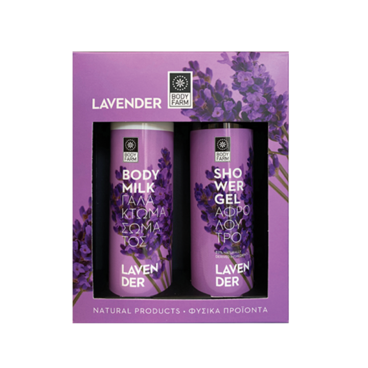 BODYFARM GIFT PACK LAVENDER (SHOWER GEL 250ML + BODYMILK 250ML)