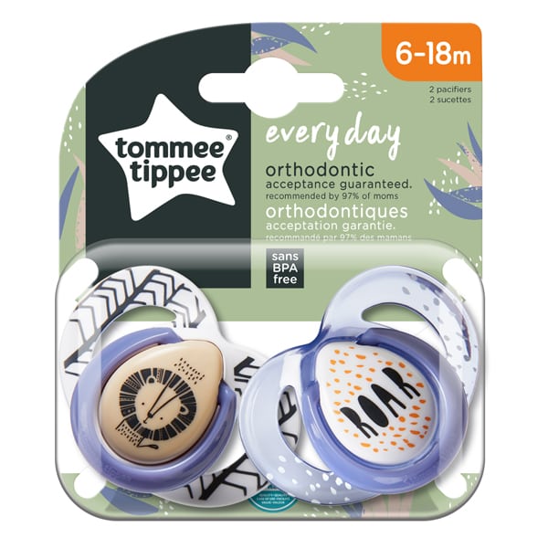 Tomme Tippe Soother Anytime Orthodontic 6-18m, 2x