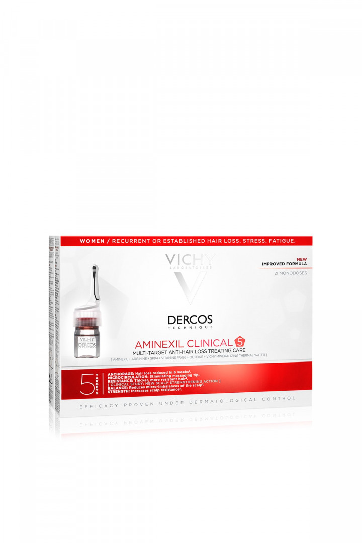 Dercos Aminexil Clinical 5 Women, 21 Monodoses