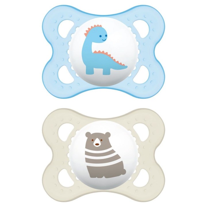 Mam Original Soother 2-6m Color Pink Sun/hearts