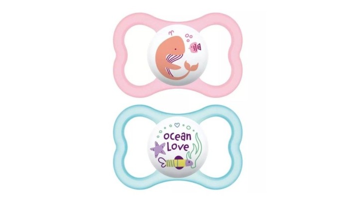 Mam Air Silicone Pacifier 16+m (pack Of 2)