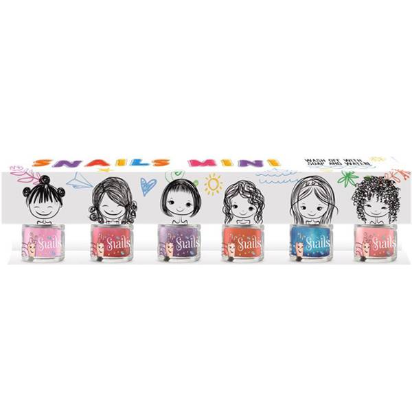 Snails Mini Snails Nail Polish Set, 6 Pcs