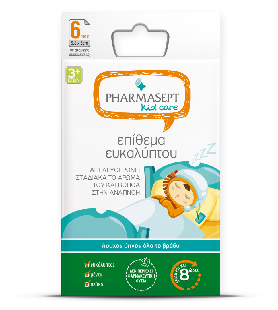 Pharmasept Kids Eucalyptus Patch, 6pacs