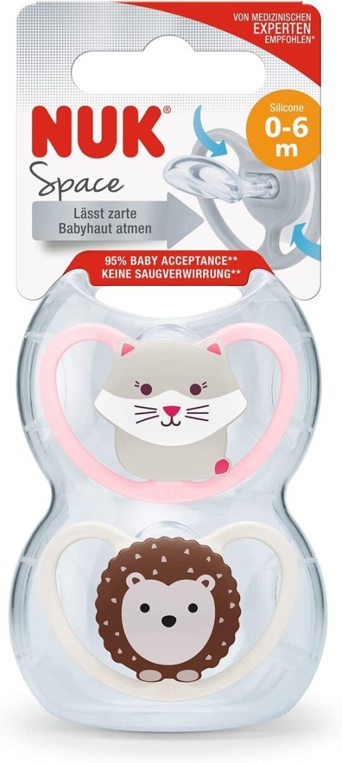 Nuk Silicone Soother S1 (space) 0-6m