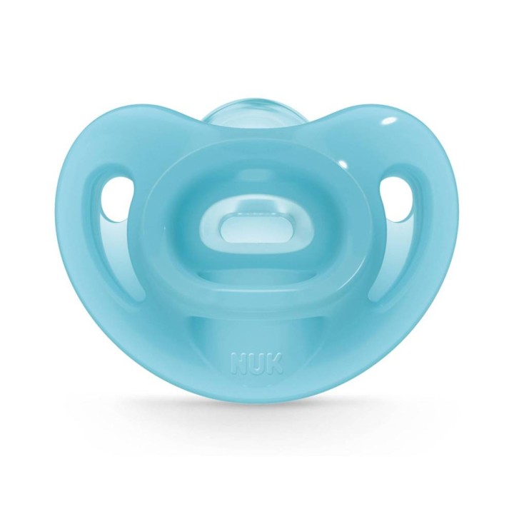 Nuk Silicone Soother S1 (0-6m) Sensitive Blue 1pc/box