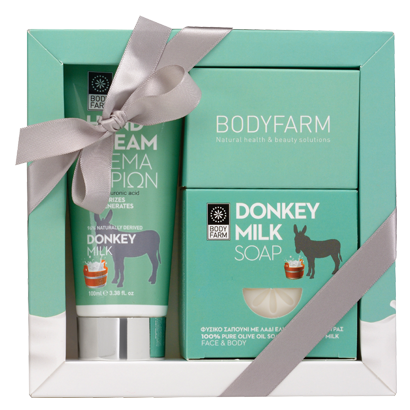 Donkey Milk Mini Gift Set Hand Cream 100ml & Soap 110g