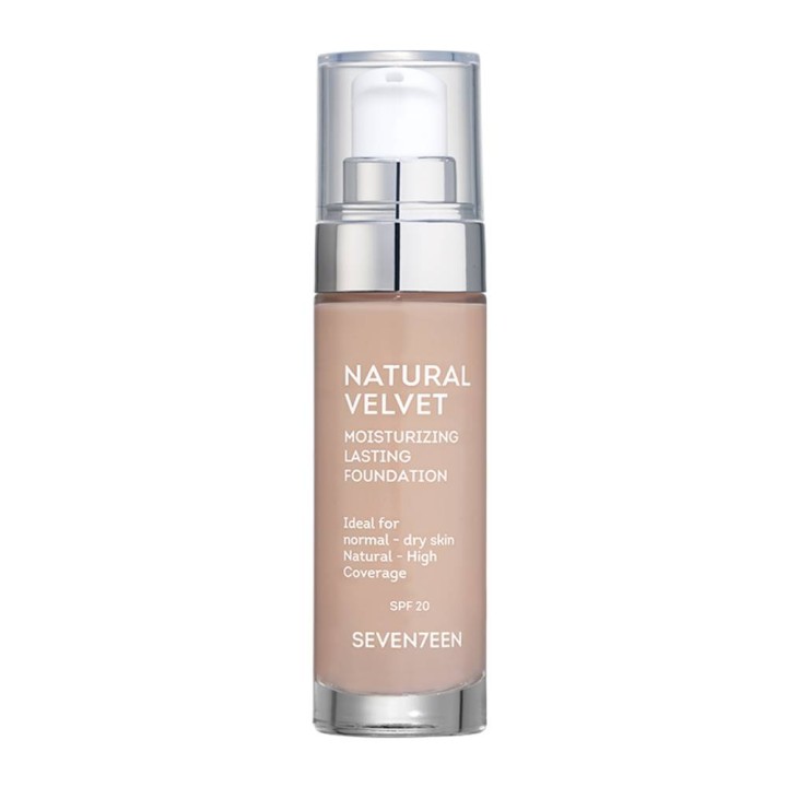 Seventeen Natural Velvet Matte Foundation No7 - Latte