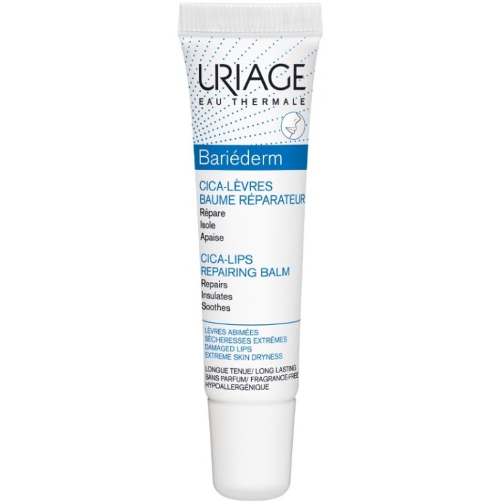 Uriage Bariederm-cica Protecting Lip Balm, 15ml