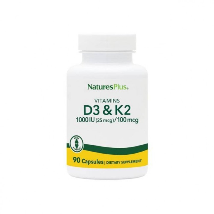 Nature's Plus Vitamin D3 1000iu & Vitamin K2 100mcg 90caps