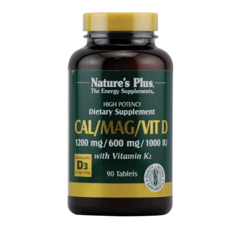Nature's Plus Cal/Mag/Vit D3 90 tablets