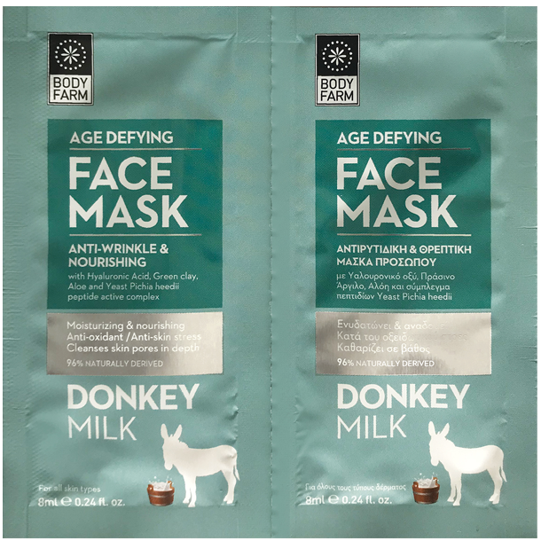 Bodyfarm Donkey Milk Anti-wrinkle & Nourishing Face Mask 2 X 8ml