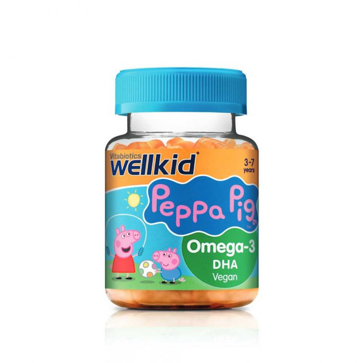Vitabiotics Wellkid Peppa Pig Omega 3 & Dha, 30 Chewable Jellies