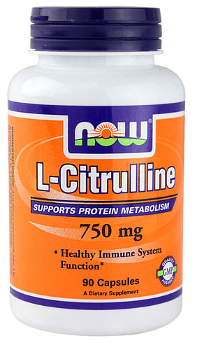 Now L-citruline  Capsules  90 X 750mg
