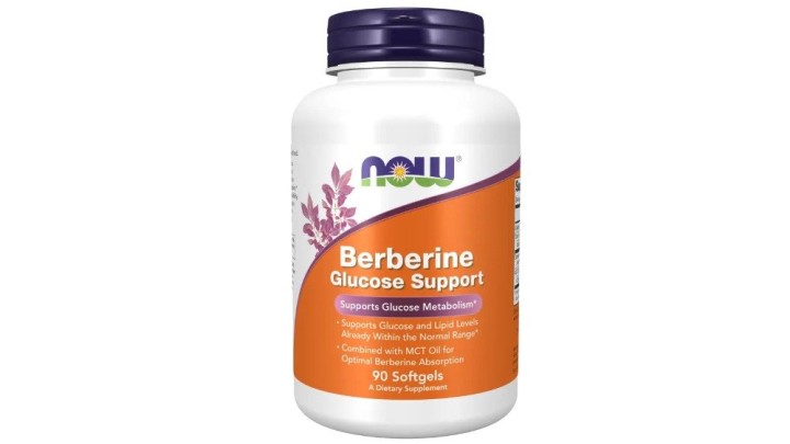 Now Berberine Glucose Support 90 Softgels