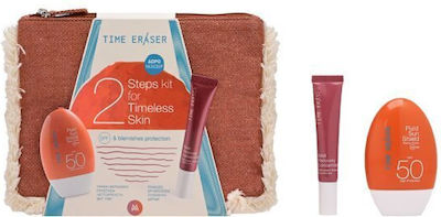 Time Eraser 2 Steps Kit for Timeless Skin Tinted Spf50 & Blemish Protection Set