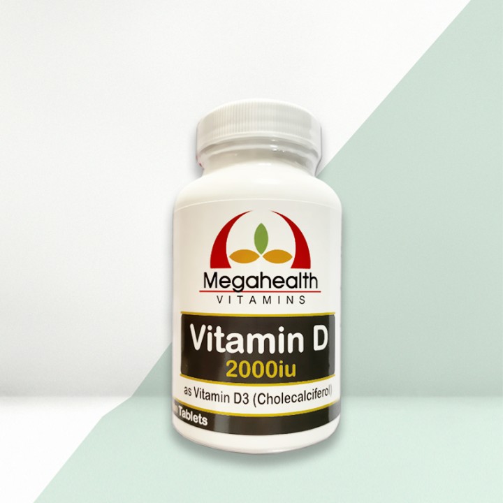 Megahealth Vitamin D3 2000iu Tabs 60
