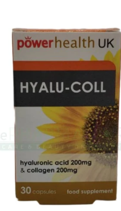 Power Health Hyaluronic Acid & Collagen 200mg, 30 Caps