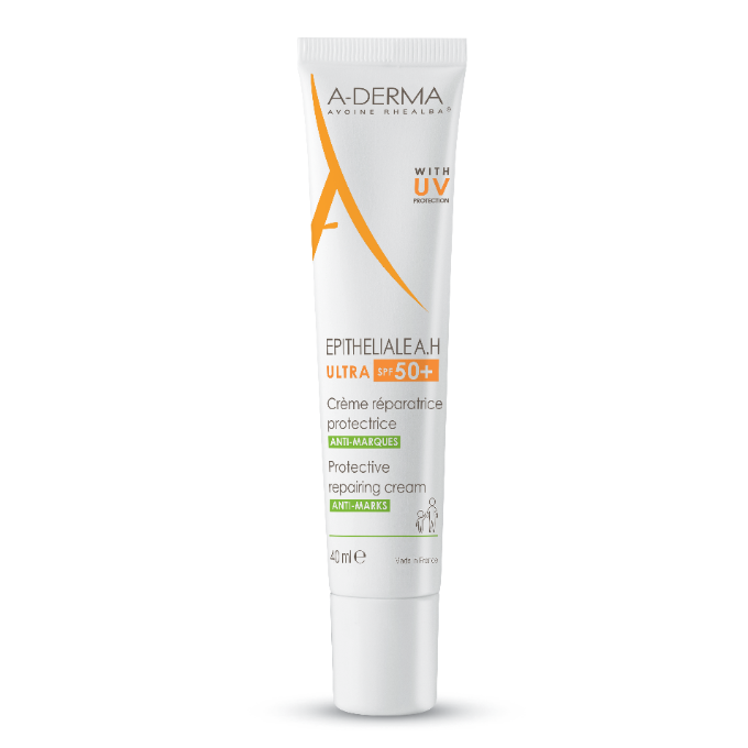 Aderma Epitheliale A.h Ultra Spf 50+ Protective Repairing Cream Anti-marks,40ml