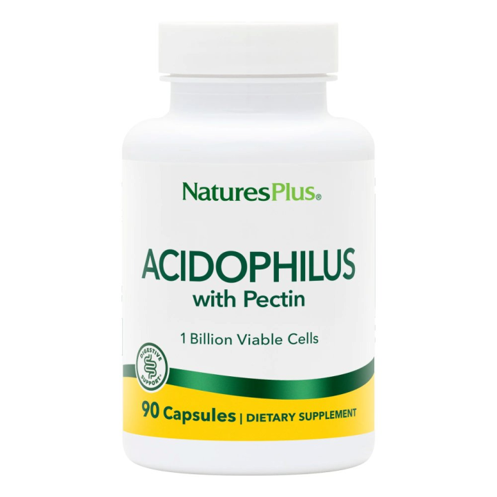Nature's Plus Acidophilus with Pectin Προβιοτικά 90 κάψουλες