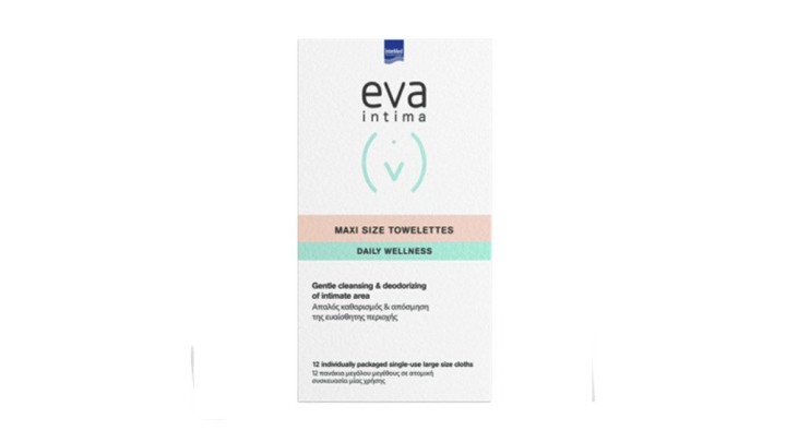 Eva Intima Cleansing Maxi Size Towlettes, 12x