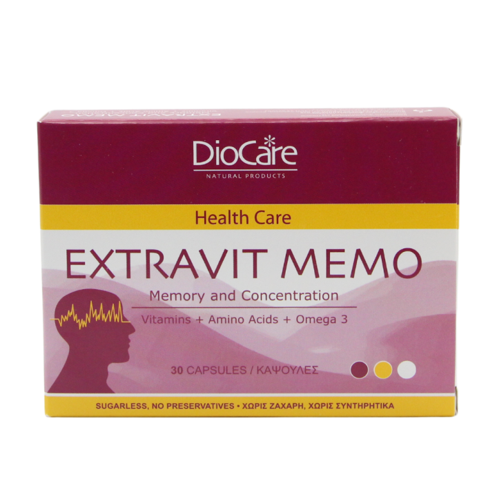 Diocare Extravit Memo, Capsules, 30