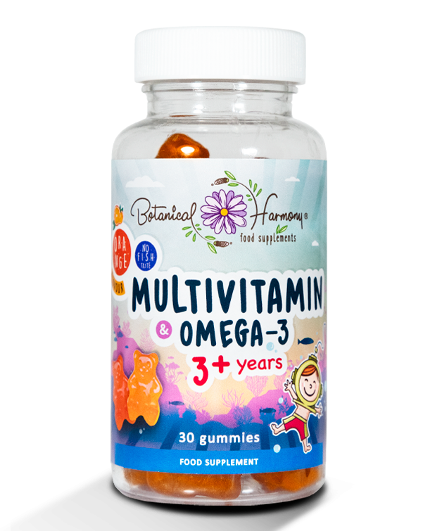 Botanical Harmony Multivitamin & Omega-3, 30 Gummies 3years+