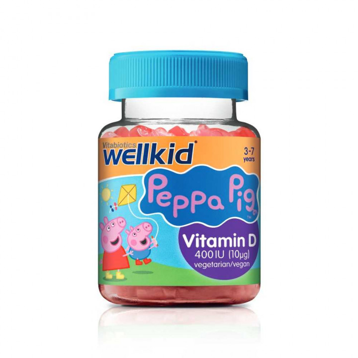 Vitabiotics Wellkid Peppa Pig Vitamin D, 30 Chewable Jellies