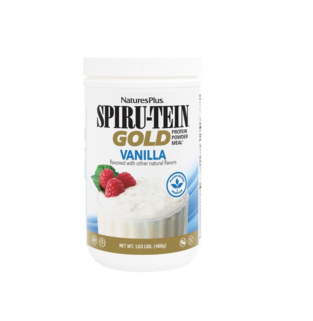 Nature's Plus, Spiru-Tein, Protein Powder Meal, Vanilla Shake, 544gr