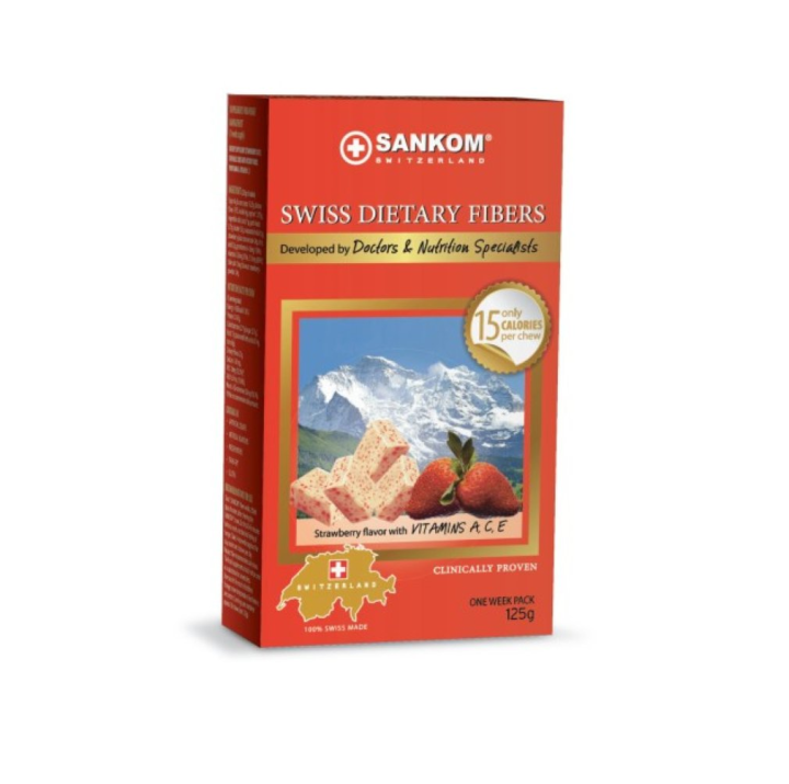 SANKOM FIBERS STRAWBERRY 125GR
