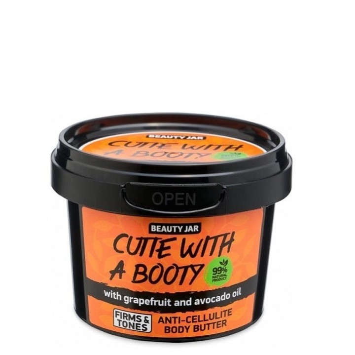 Beauty Jar Cutie With A Booty With Grapefruit And Avocado Oil Anti Celllulite Body Butter