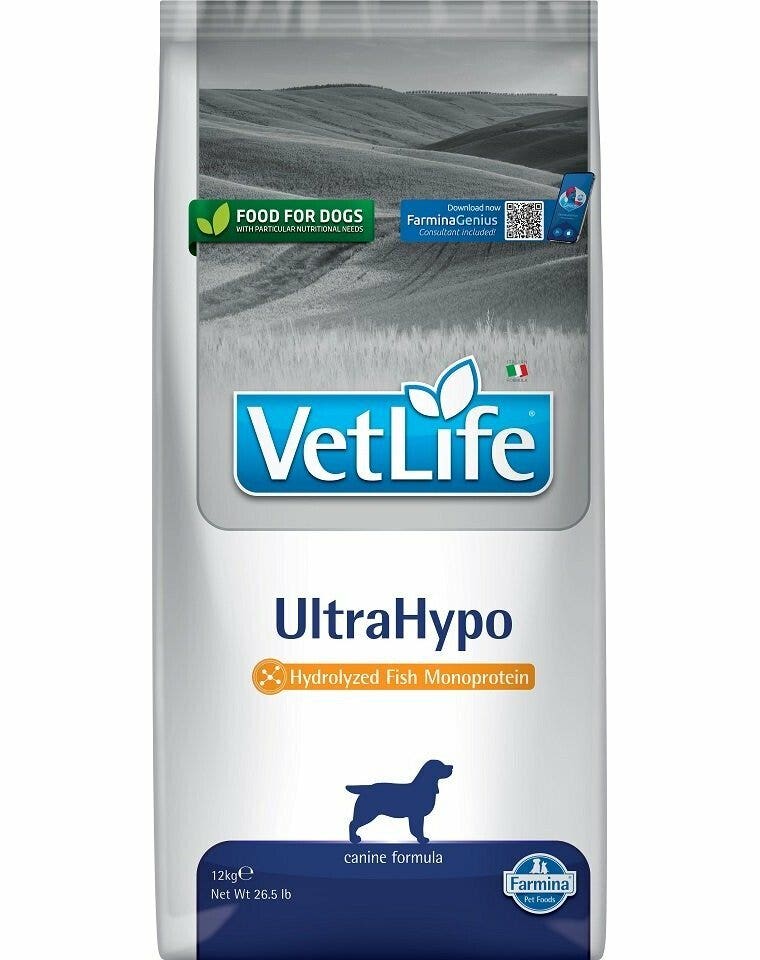 Farmina Vet Life Dog Dry Food Ultrahypo 12Kg