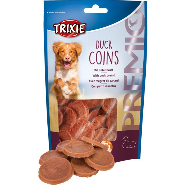 Trixie Premio Duck Coins Dog Snacks 80Gr