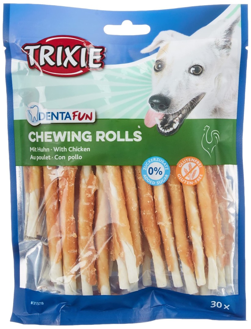 Trixie Denta Fun Chew Strips, Chicken 170 Gr