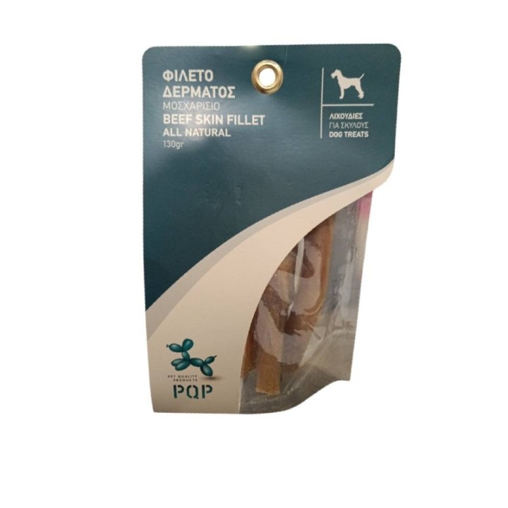 PQP Natural Beef Skin Fillet for Dogs 130gr