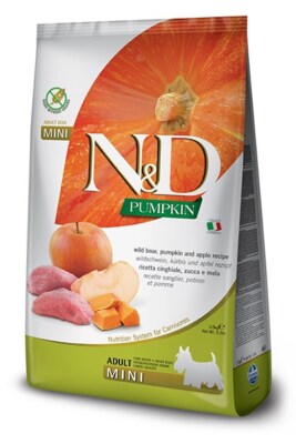Farmina N&D Pumpkin Dog – Wild Boar And Apple Adult Mini 800G