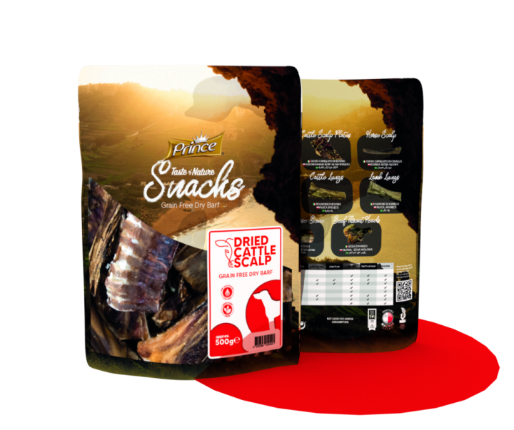 Prince Taste Of Nature Natural Snacks / Cattle Scalp 500Gr